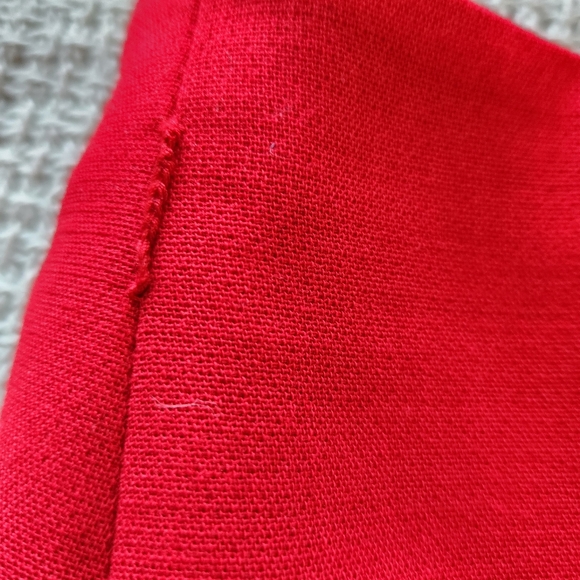 Talbots Red Pencil Skirt Fully Lined Size 10 - Picture 7 of 8